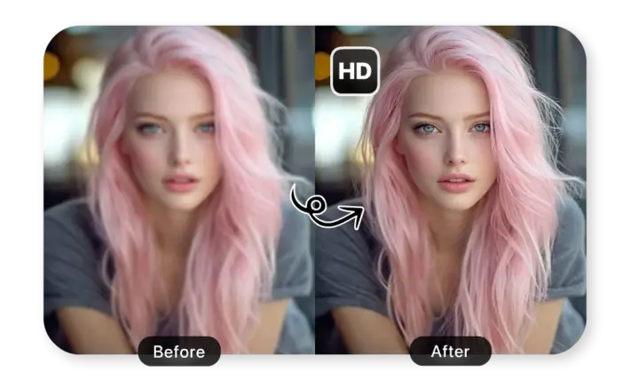 Blurry or pixelated? Not anymore. Scale up images with AI-powered clarity, restoring sharp details and vibrant colors. Perfect for print, presentations, and making old photos look brand new.